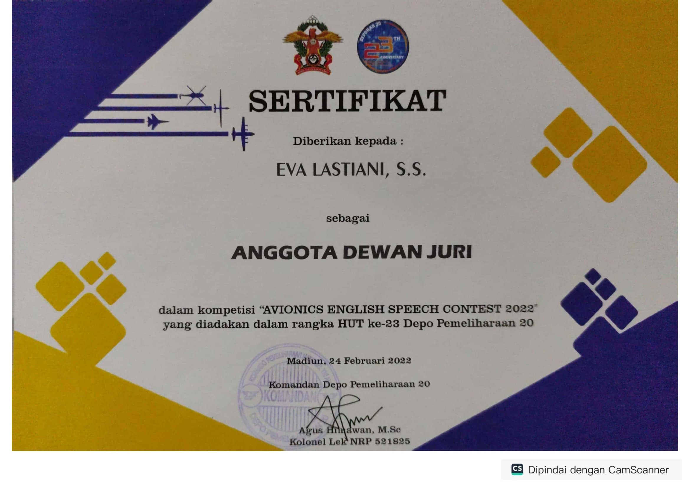 Juri English Speech Contest