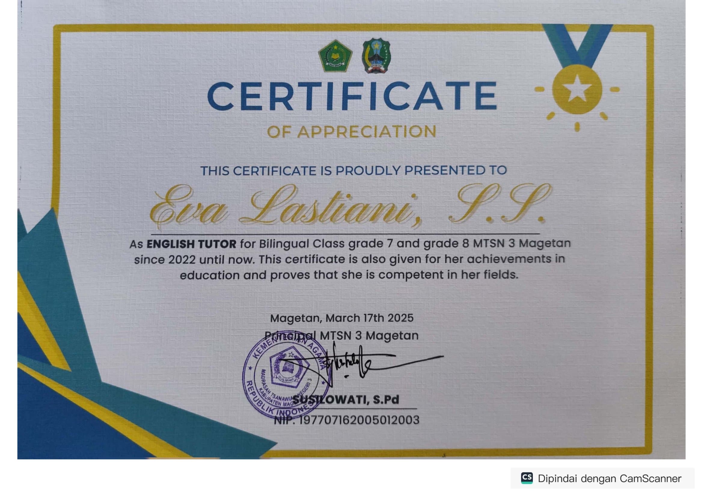 English Certification