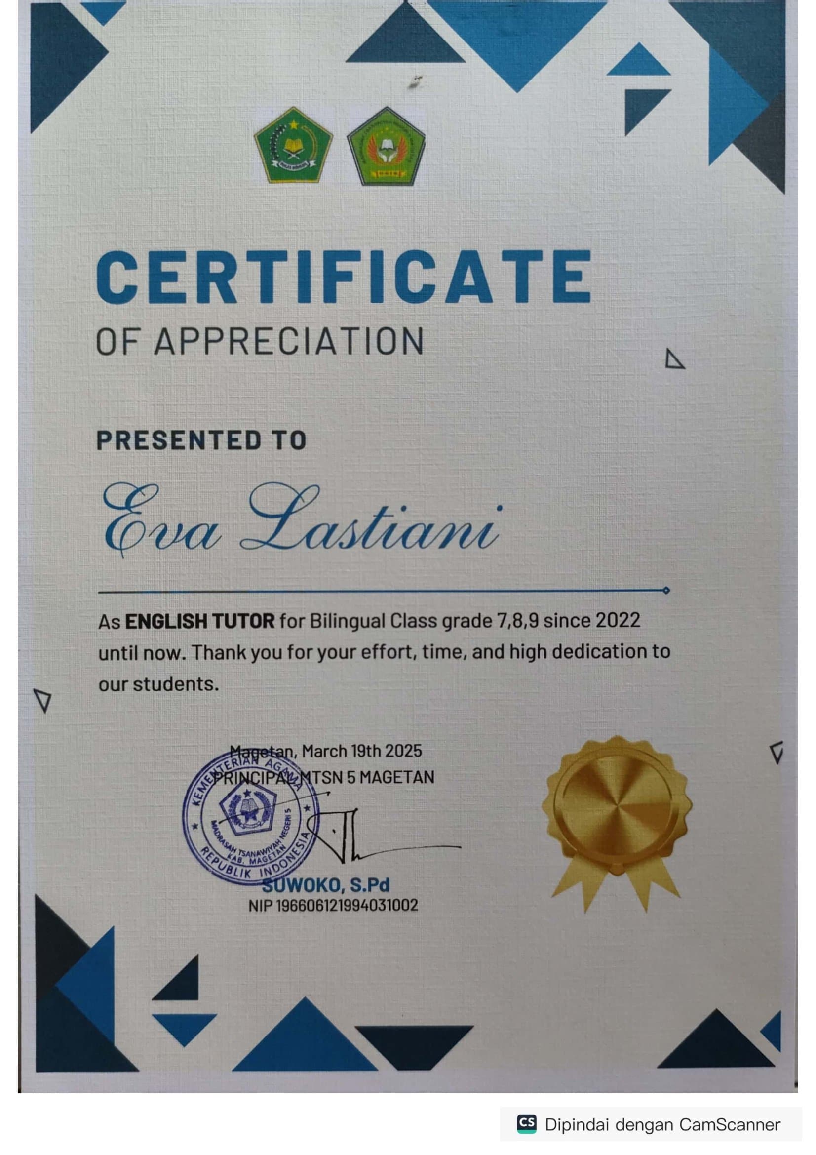 English Certification