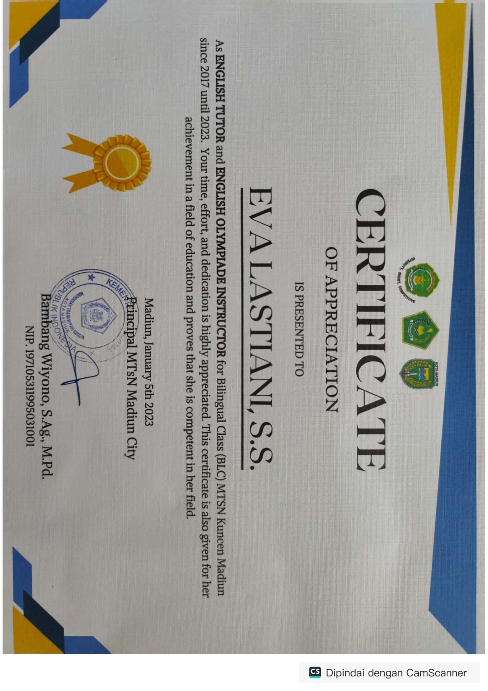 English Certification