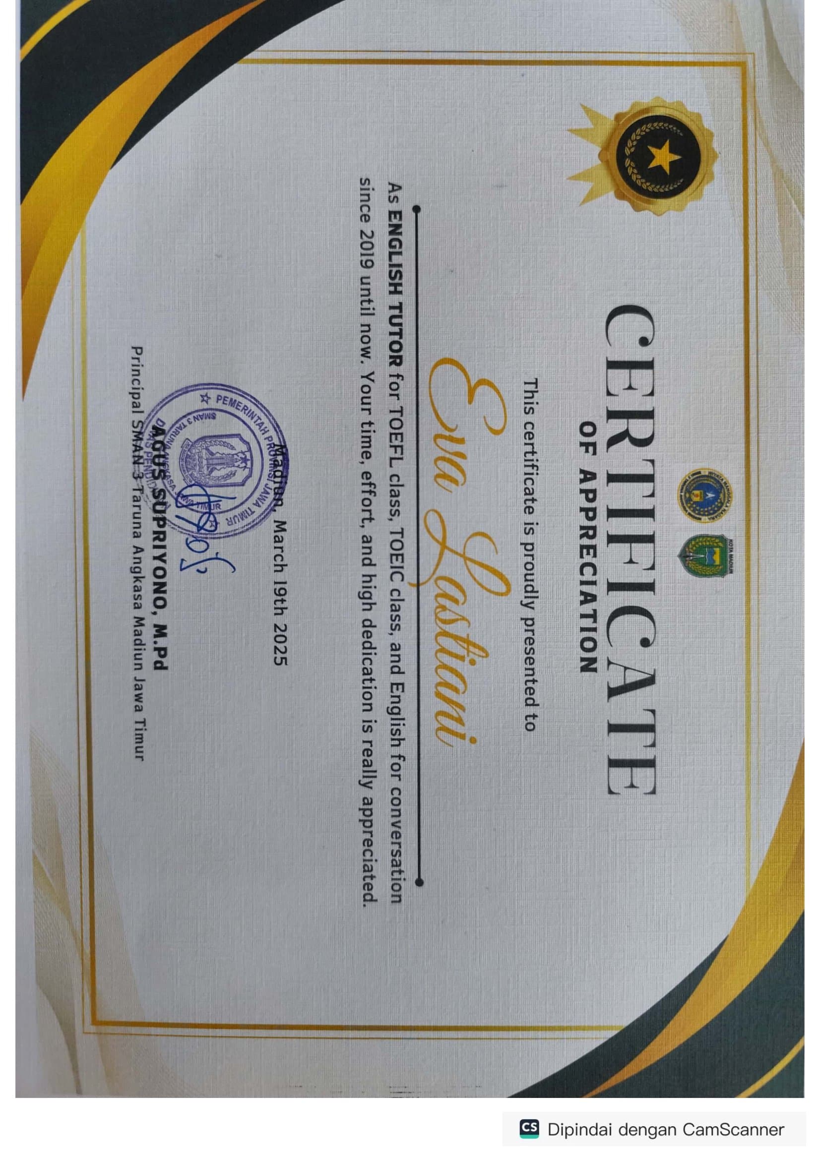 English Certification