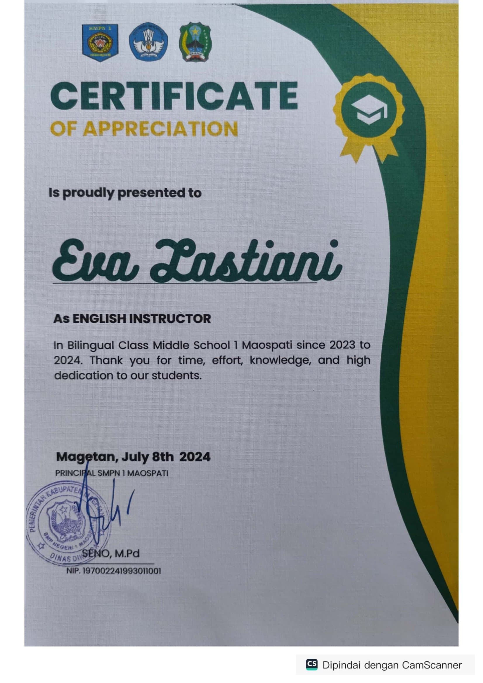 English Certification